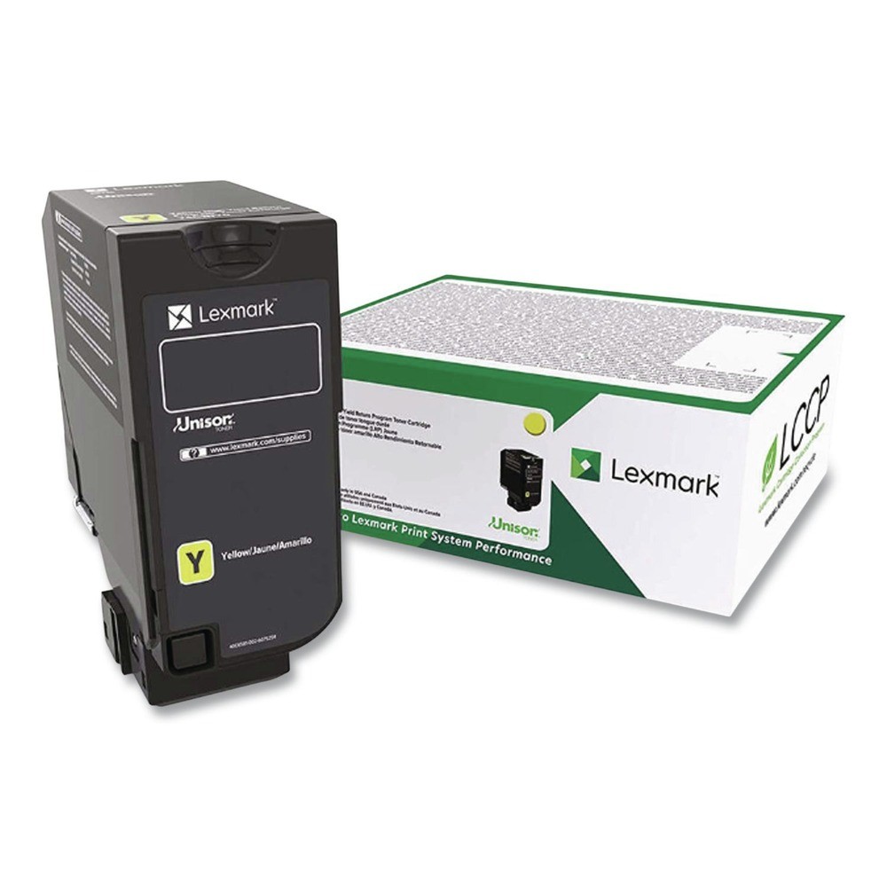 Lexmark 74C1SY0 7000 Page-Yield Return Program Unison Toner - Yellow New