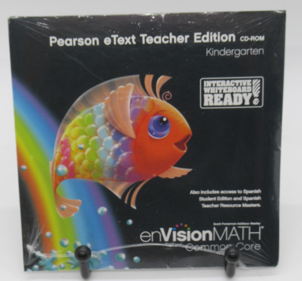 ENVISION MATH COMMON CORE: KINDERGARTEN - PEARSON eTEXT TEACHER ED. PC CD-ROM