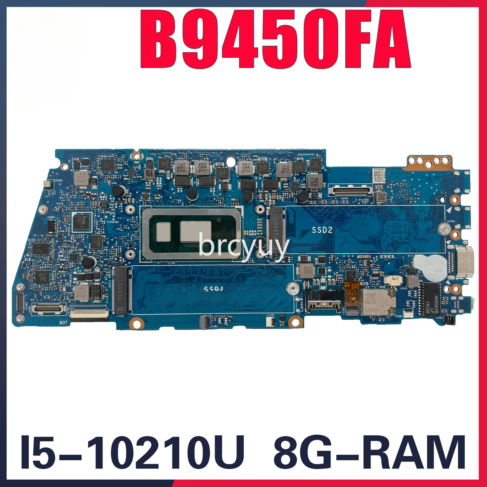 B9450F For ASUS ExpertBook B9 B9450 B9450FA B9450FAV Motherboard i5 10th Gen 8GB