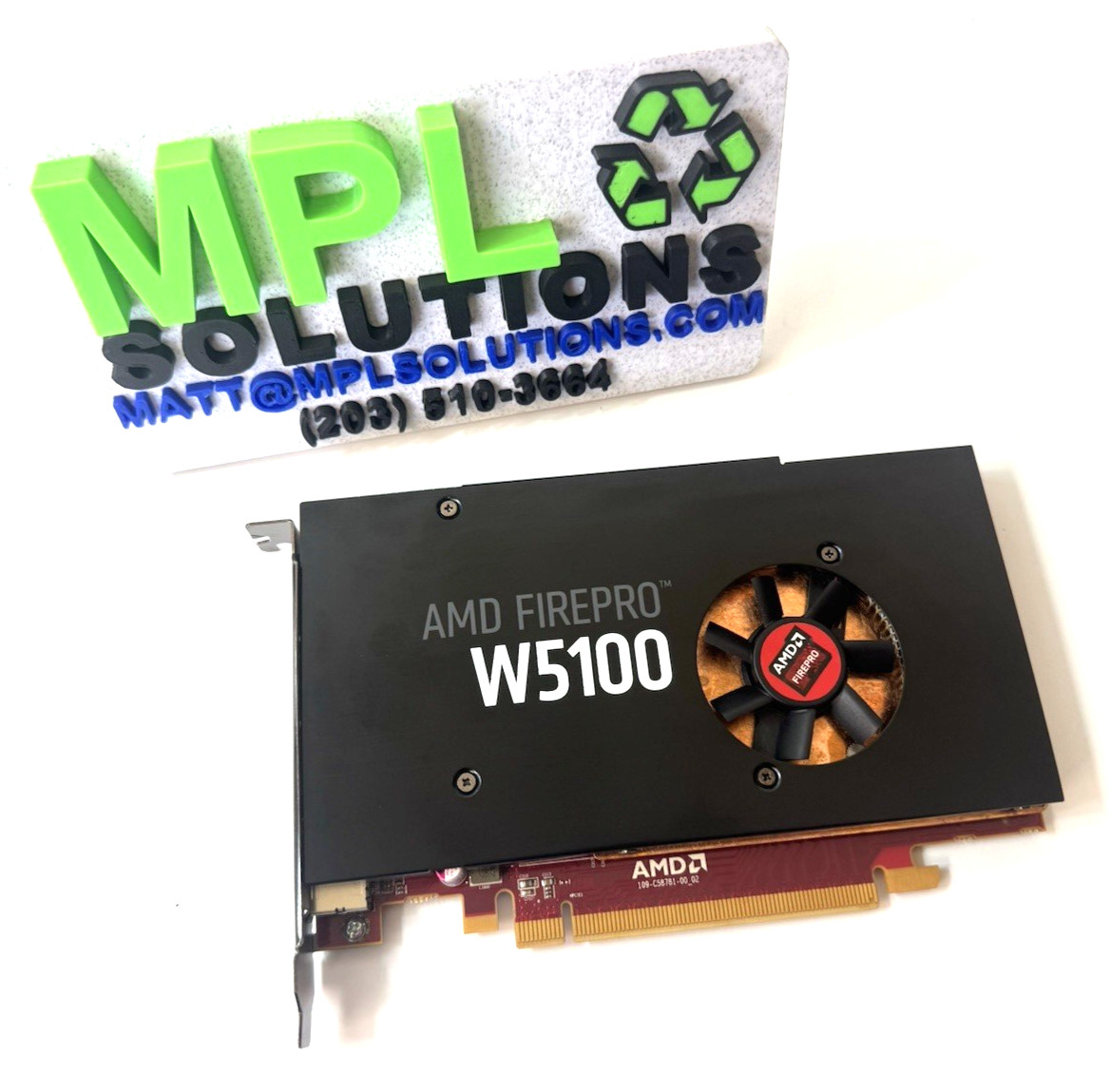 AMD FirePro W5100 4GB GDDR5 PCIe Graphics Video Card 4 x DisplayPort 769574-001
