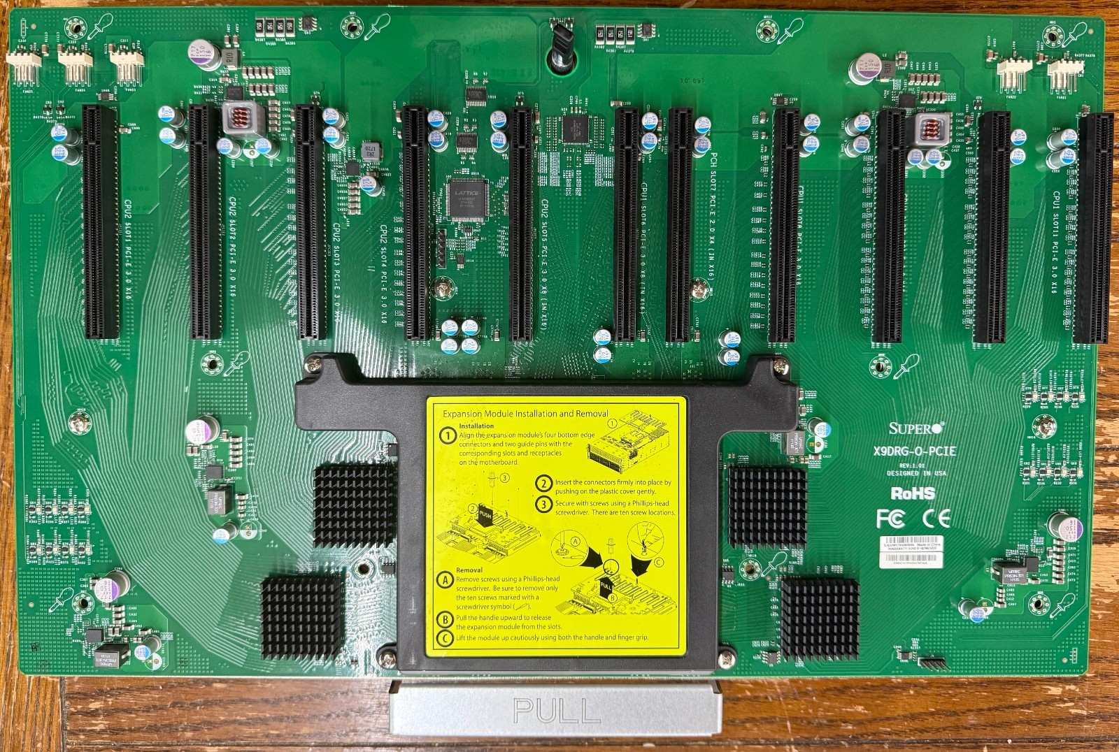 SuperMicro X9DRG-O-PCIE 4028/4029 Server PCIe Card Slot Expansion Board