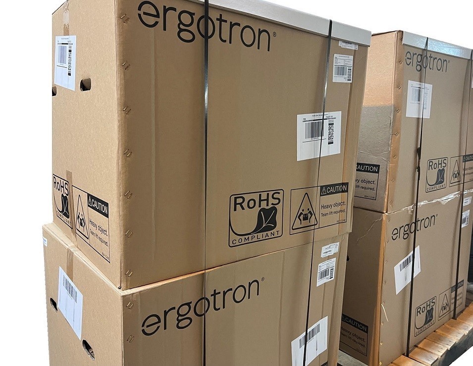 Ergotron Styleview Sit-Stand Combo Arm With Worksurface White 45-260-216