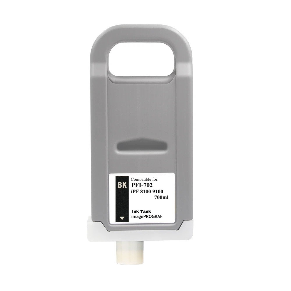 PFI702  Black Ink Tank For Canon ImagePrograf  IPF 8100 9100 PFI702BK