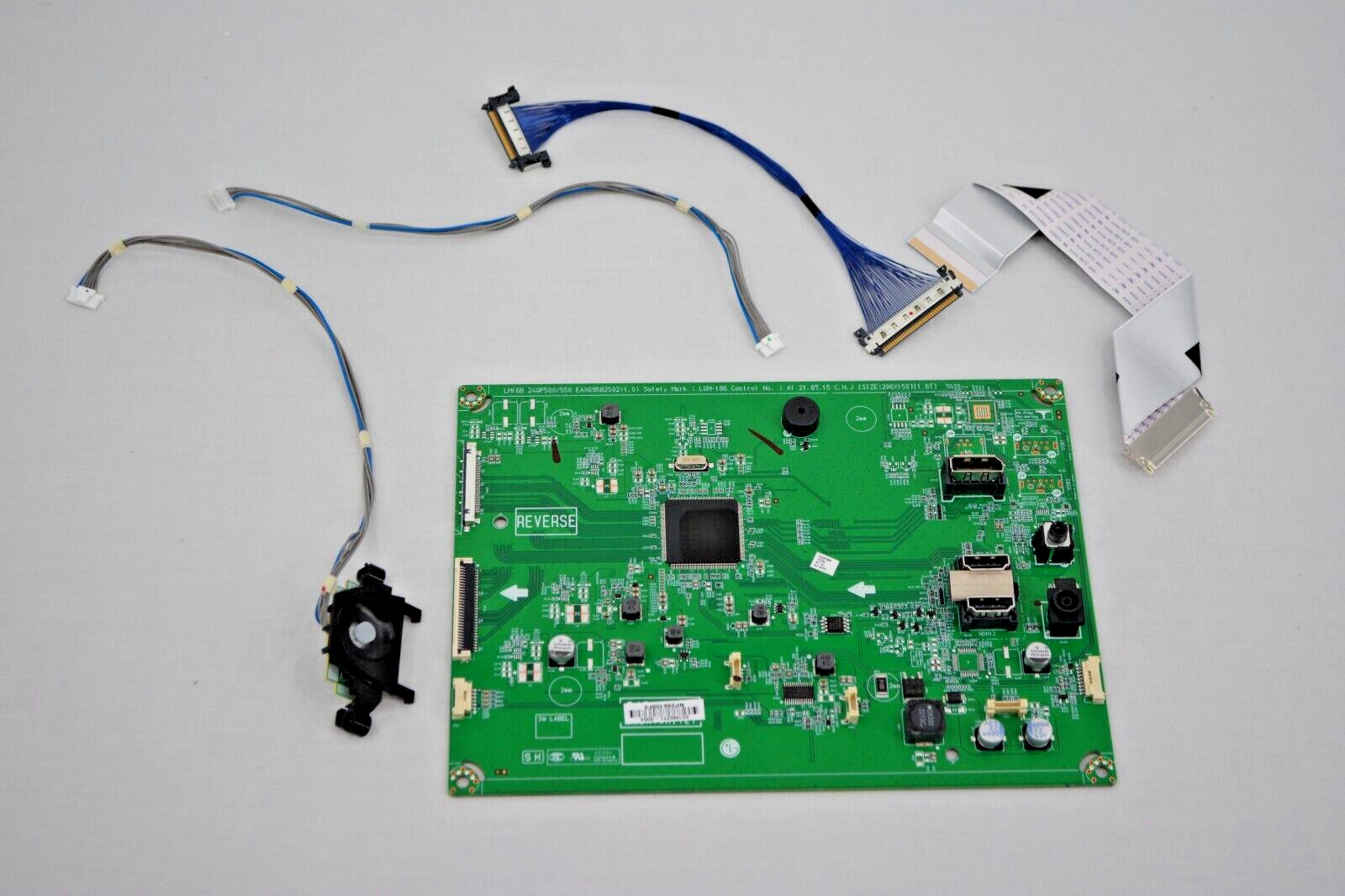 LG 24QP500-B 24 QHD Monitor Parts Main Board Cables Controller Button Internal