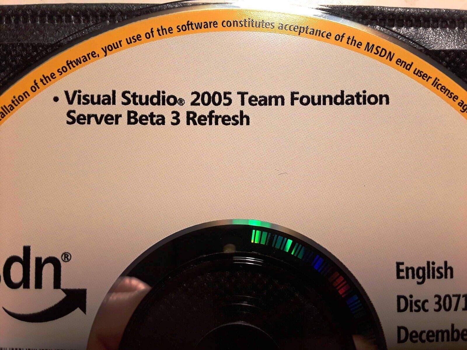 Microsoft Visual Studio 2005 Team Foundation Server w/ Permanent License