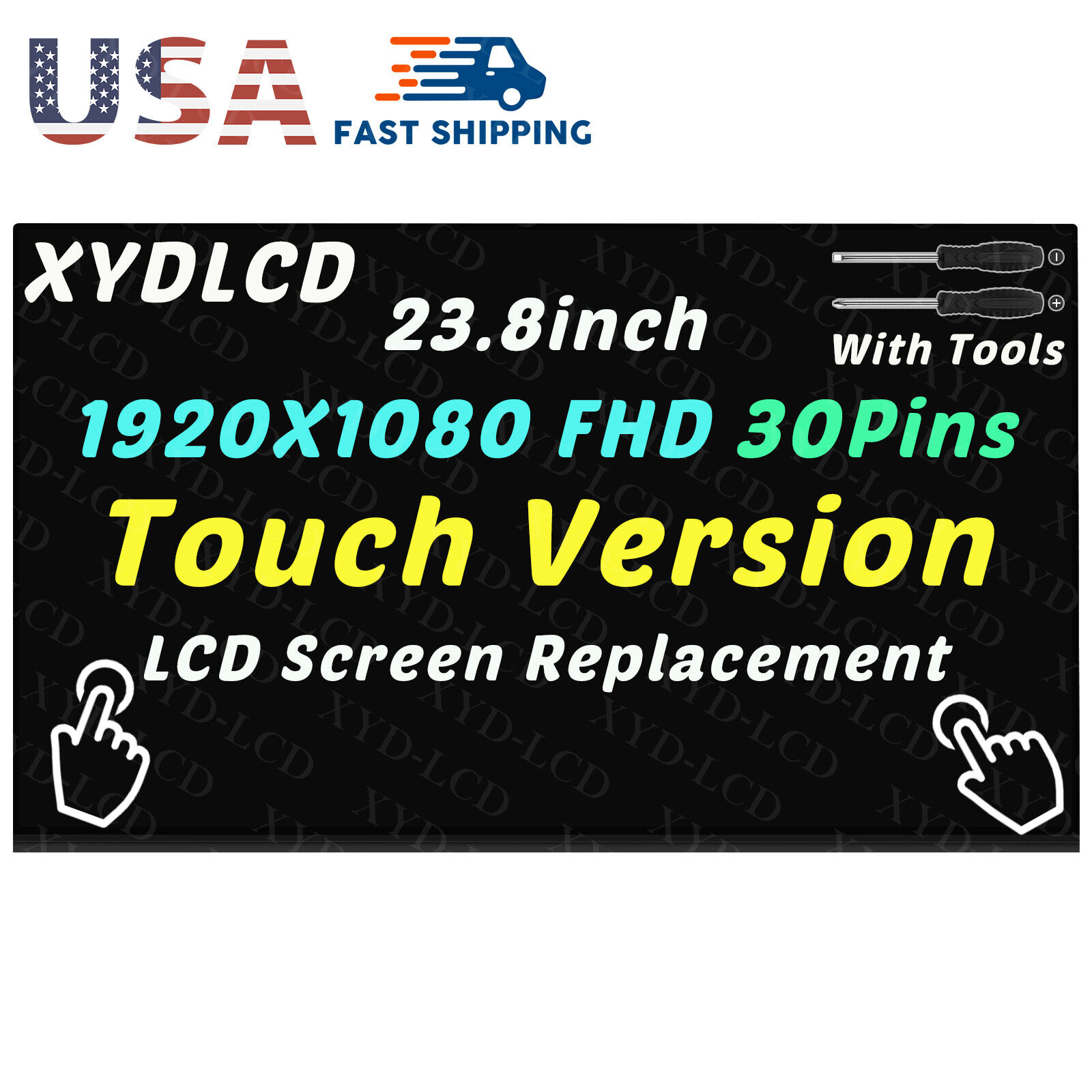 23.8in for HP 24-F0060NG 24-F0062A All-in-One LCD Touch Screen Panel Replacement