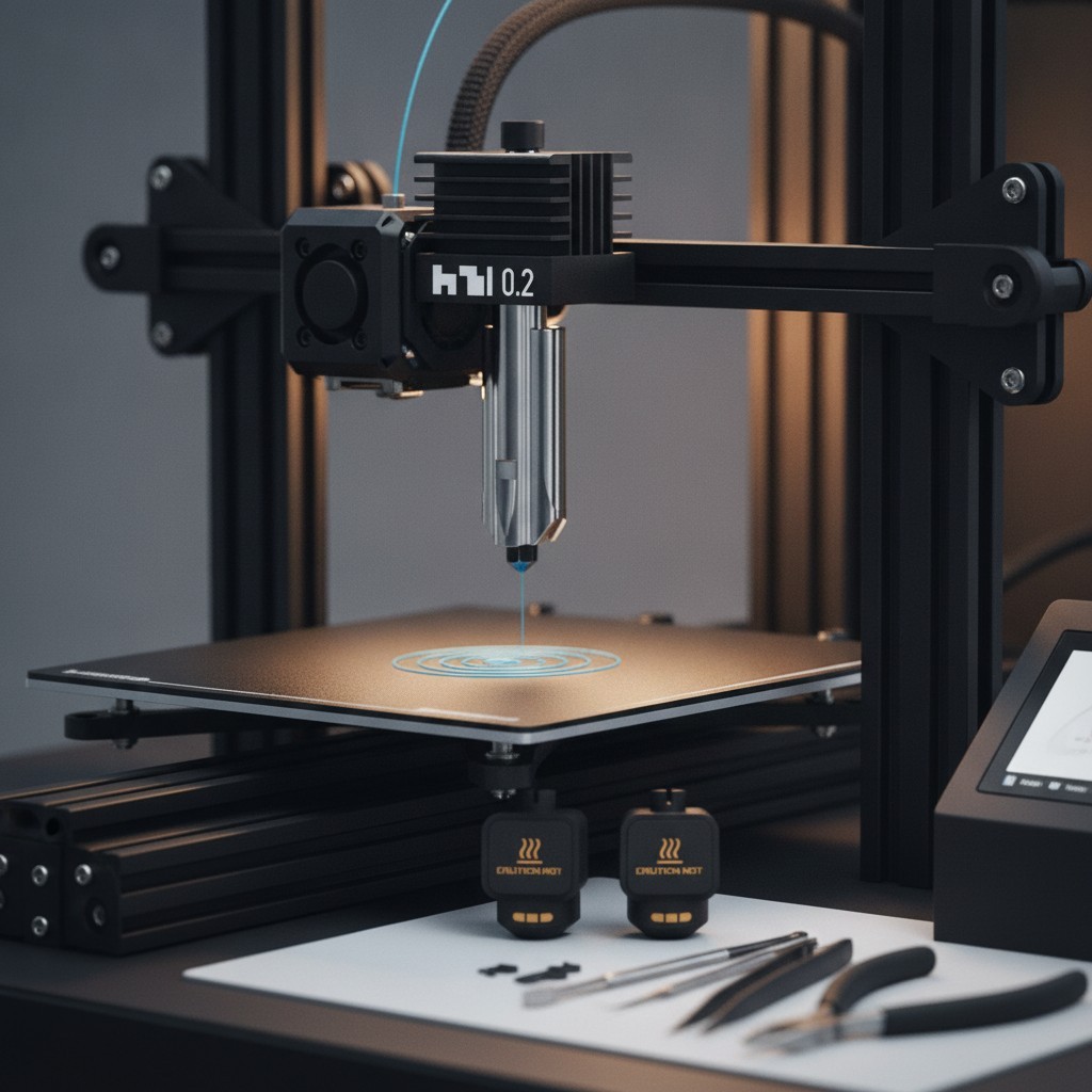 Upgrade Your Bambu Lab X2D/P2S with 0.2mm Hotend - Enhanced Efficiency & Quality