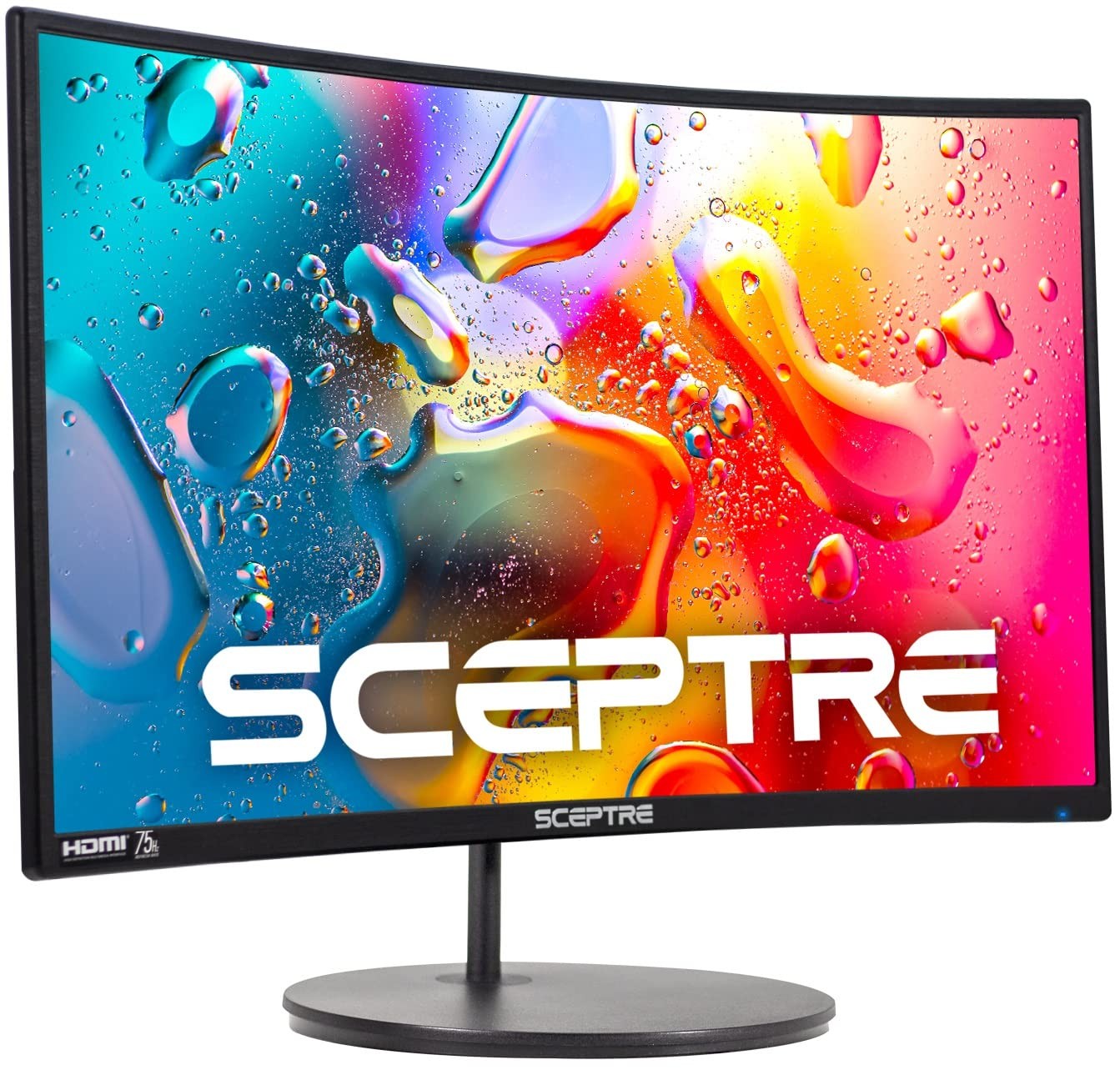 Gaming Monitor 24 Curved 1080p 98% sRGB HDMI Speakers Sceptre R1500 C248W-1920RN