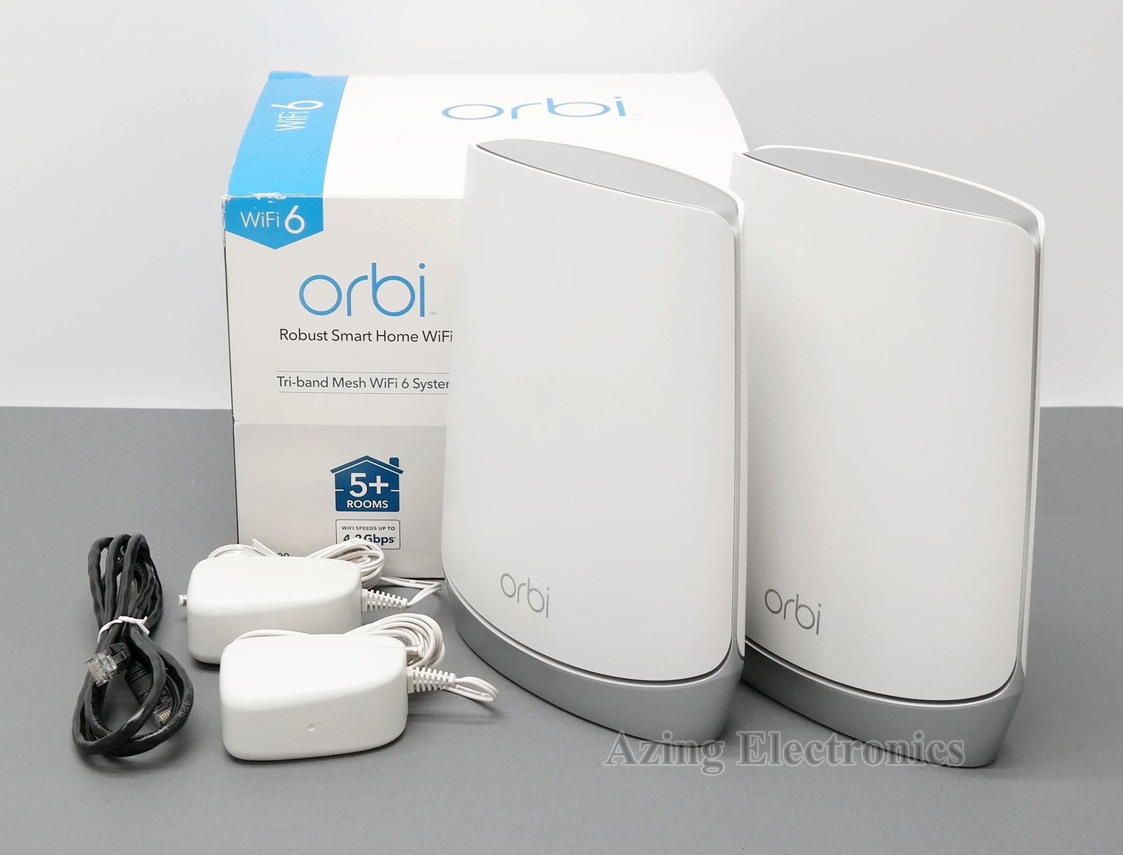Used NETGEAR RBK752 ORBI AX4200 Tri-Band Mesh Whole Home System (2-Pack ...