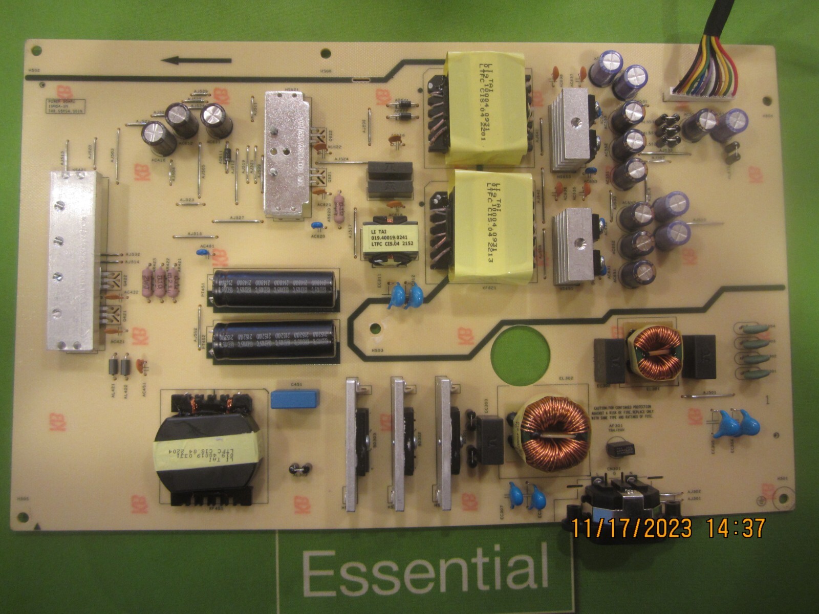 DELL ULTRASHARP U4320Q MONITOR POWER SUPPLY BOARD 19N54-1M 748.05K04.001M