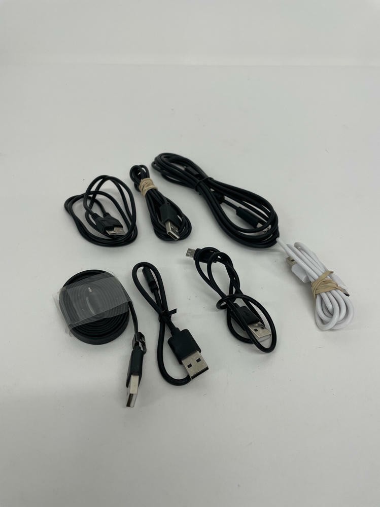 Mixed Lot of 7 USB A to Micro B Male 5-pin Data Sync Charger Charging Cables