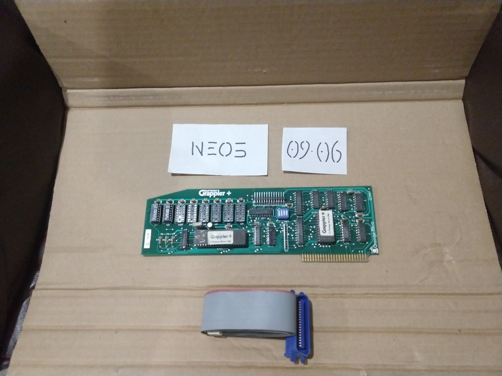 1982 Buffered Grappler+ Plus Printer Card by Orange Micro Apple II+, IIe, IIgs