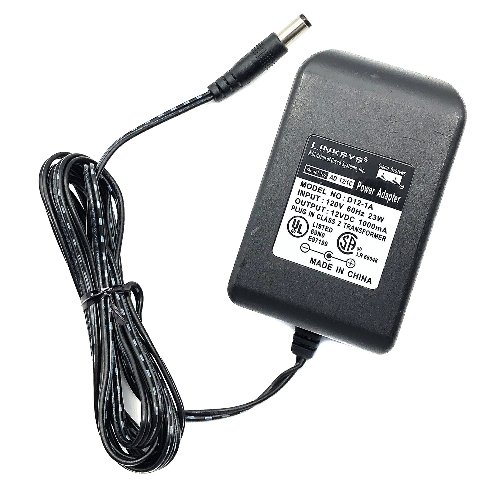 Genuine Linksys Cisco AC Adapter 12V for RVS4000 V2 4-Port Gigabit Wired Router