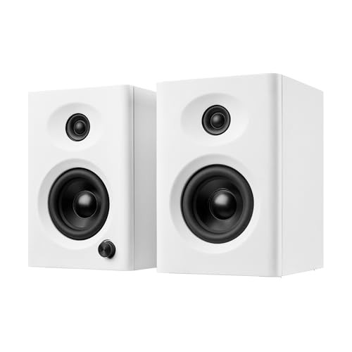 Computer Speakers for Desktop PC, 60W Bluetooth 5.3 Stereo 2.0 System White