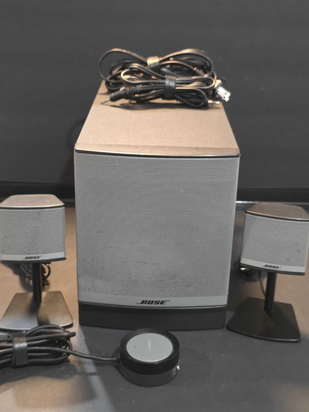 Bose Companion 3 Series II Multimedia Speaker System Acoustimass Control Pod Cor
