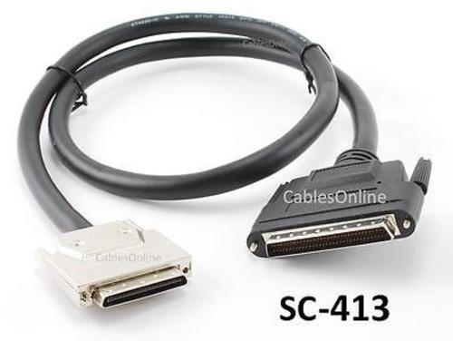 3ft SCSI-5 (VHDCI) 0.8mm to SCSI-3 (HPDB68) 68-Pin Male/Male Cable, SC-413