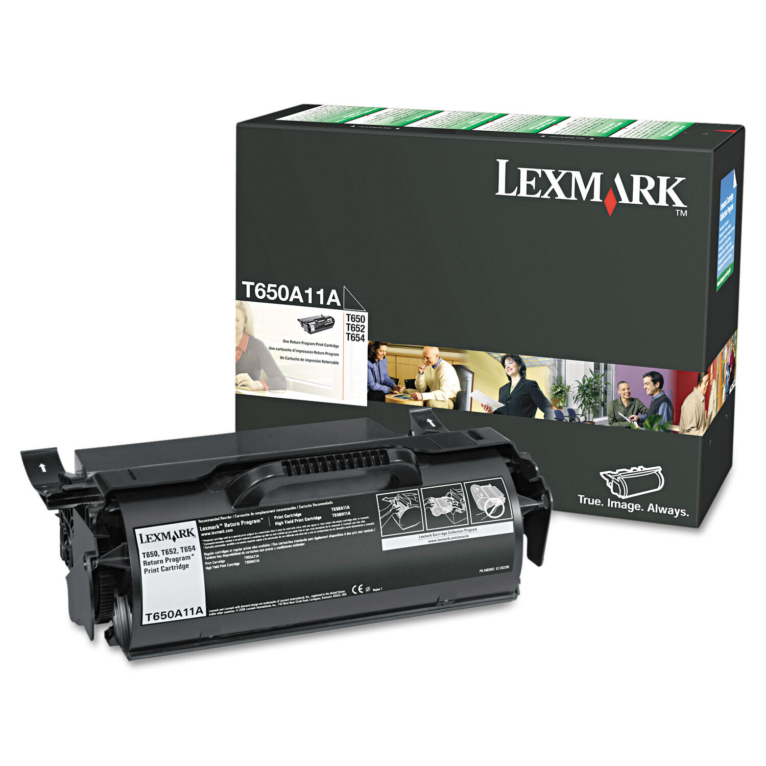 Lexmark T650A11A Toner 7000 Page-Yield Black