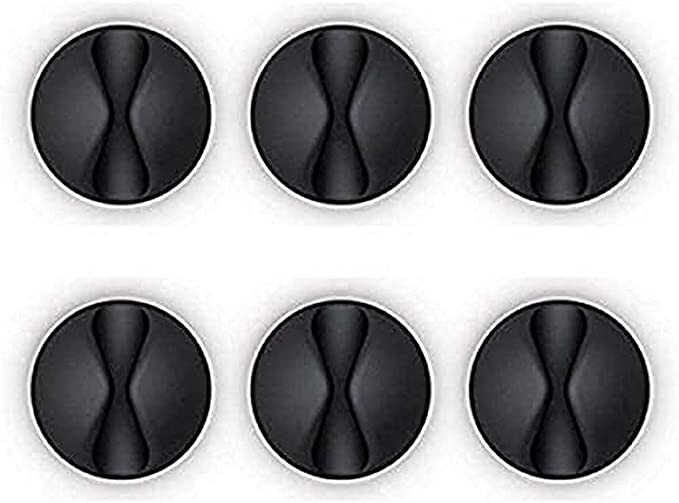3 packages Bluelounge CableDrop Cable clips Black Multi Purpose Cable Clips New