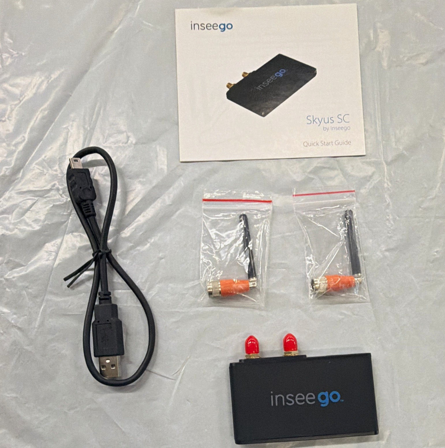 Inseego Skyus SC LTE 4G USB Modem 150 Mbps Black w/ 2 Antennas Cable