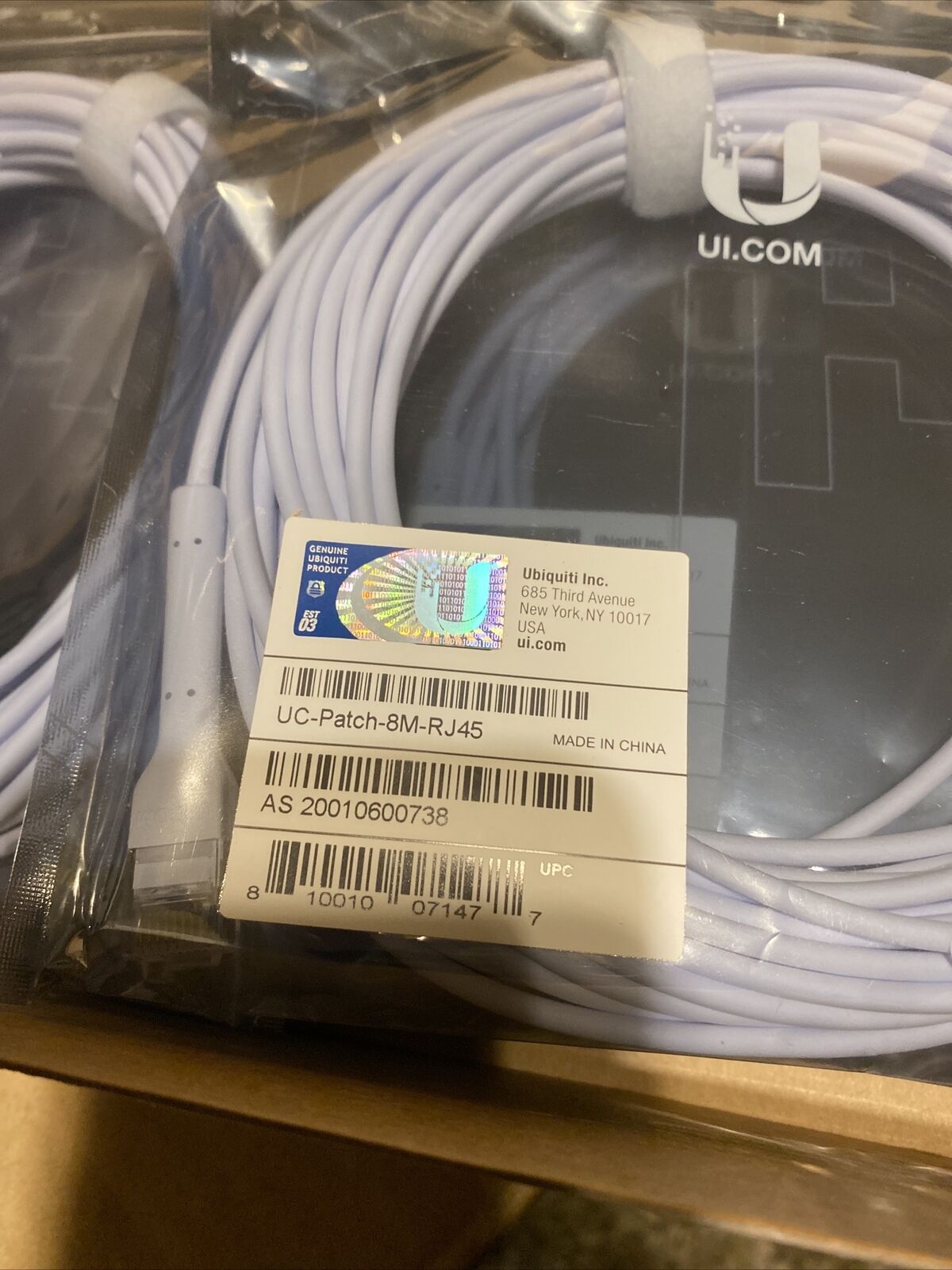 Ubiquiti Networks ethernet patch cable: UC-PATCH-2M-RJ45