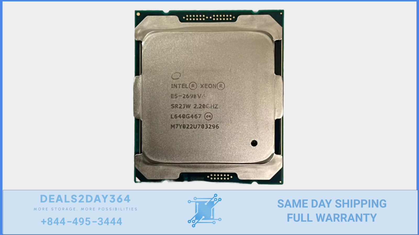 Intel Xeon E5-2698 V4 2.20GHz SR2JW Socket LGA2011-3 Server CPU Processor