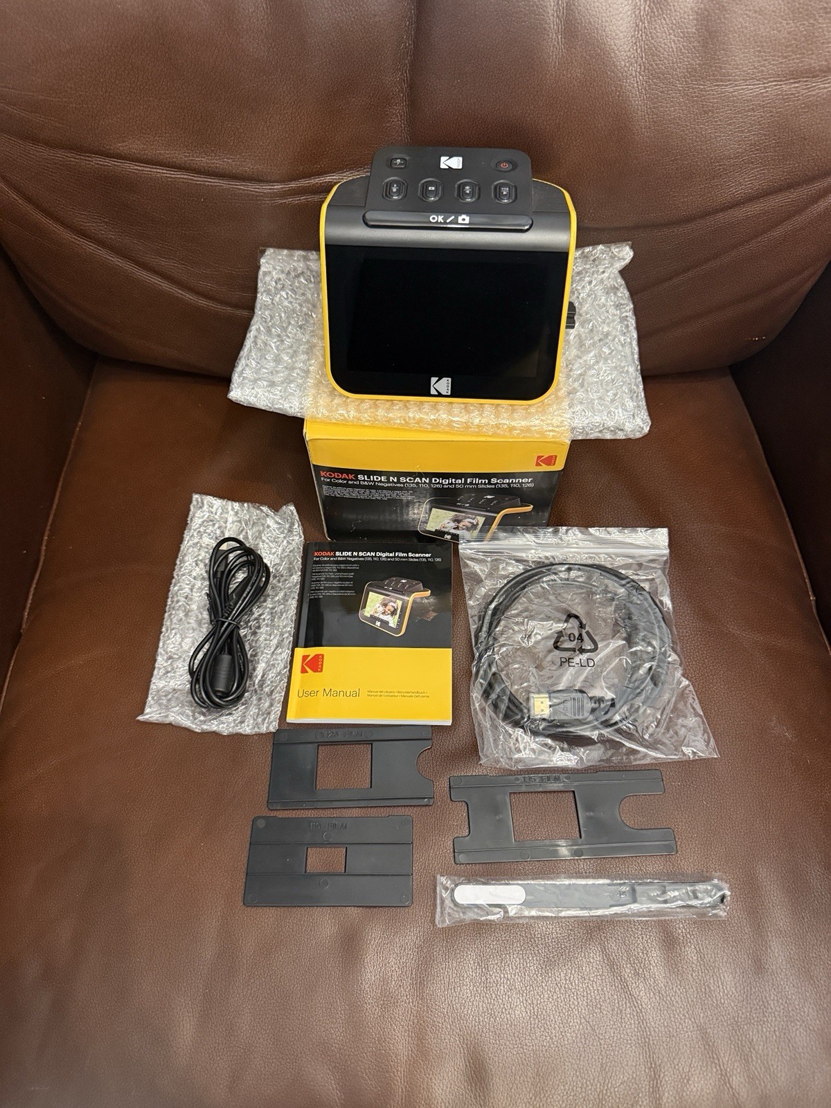 Kodak Slide N Scan Digital Film Scanner for Color/B&W Negatives Used Once