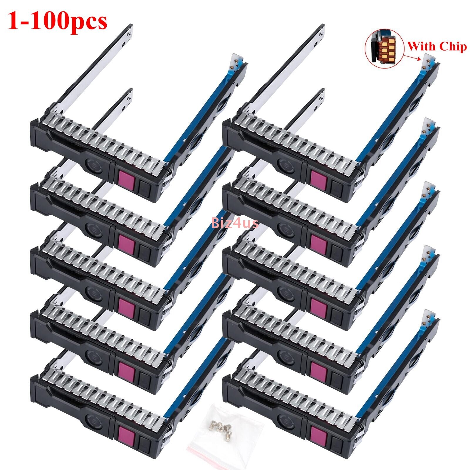 Lot 2.5" SFF Hard Drive Tray Caddy Sled for HP DL380 DL360 G10 Gen10 727695-001