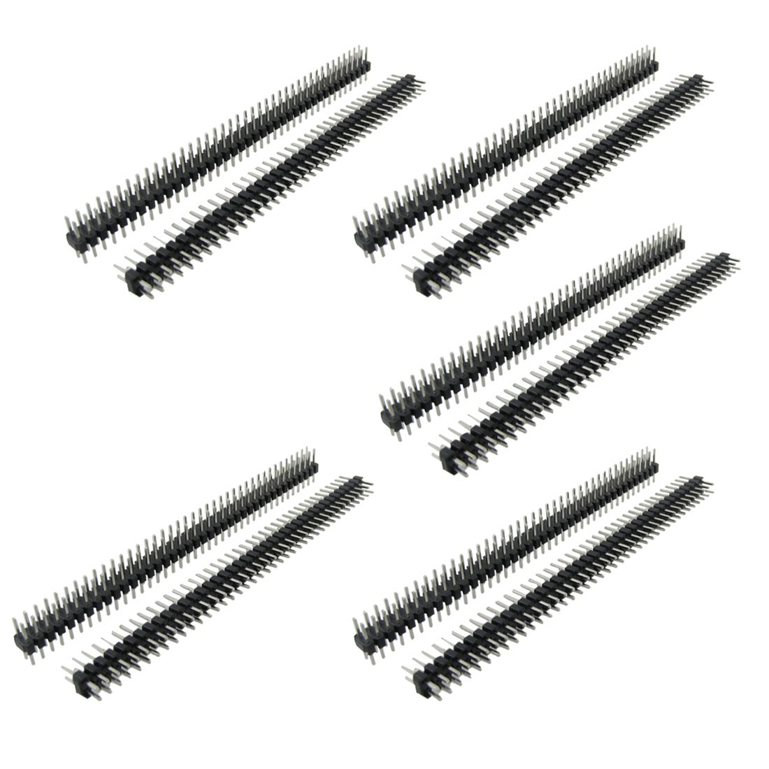 2.0mm Pitch Dual Row 2x40 Pin Straight Pin Headers 10 Pc