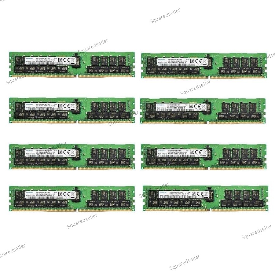 Samsung 32GB 3200MHz DDR4 ECC REG RAM RDIMM Server Memory 8 x 32GB = 256GB
