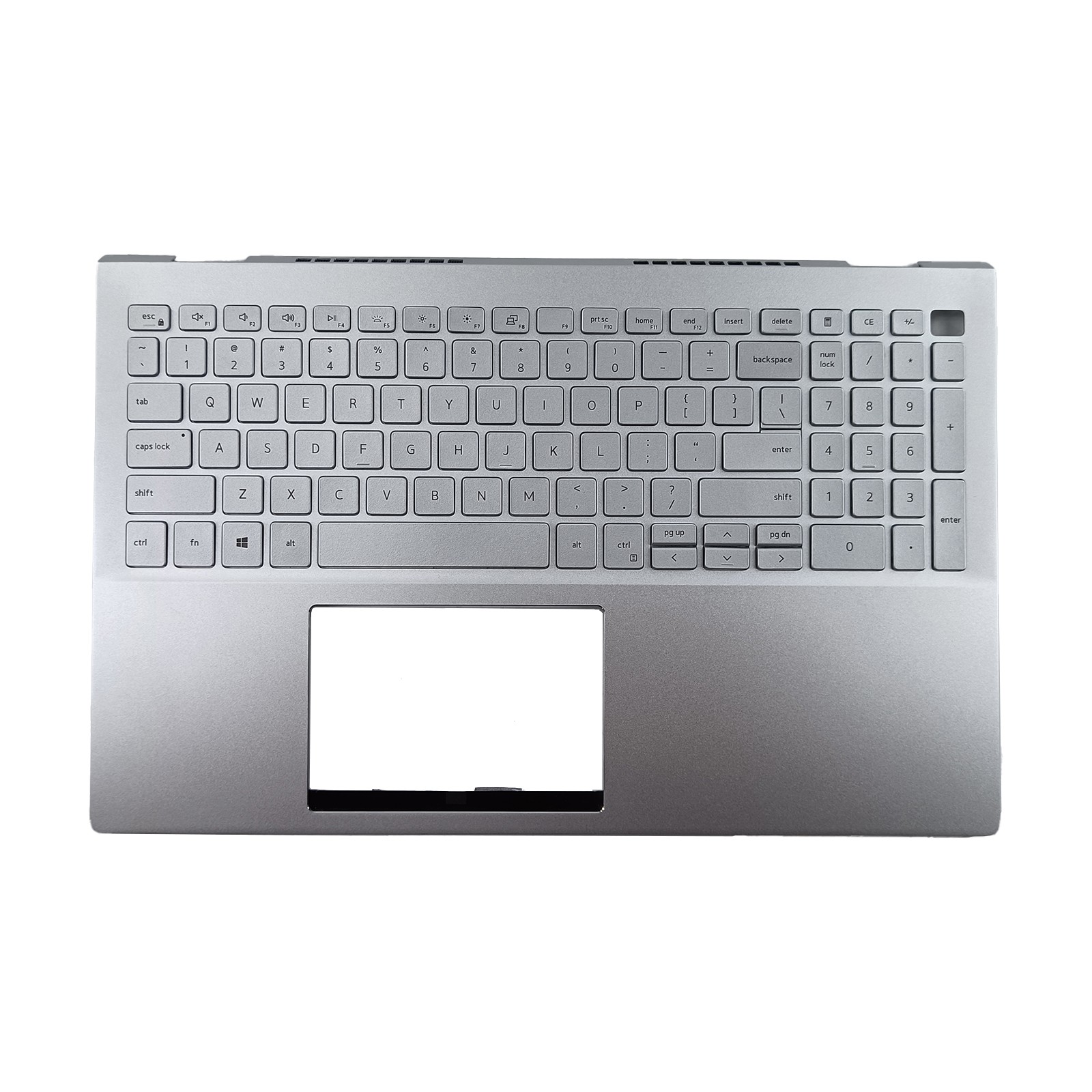 New 06XCC3 Palmrest Backlit Keyboard For Dell Inspiron 15 5501 5502 5505 Silver