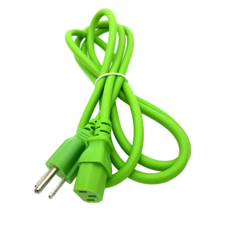 6\' Green AC Cable for HISENSE TV LTDN42V77US LTDN46V86US