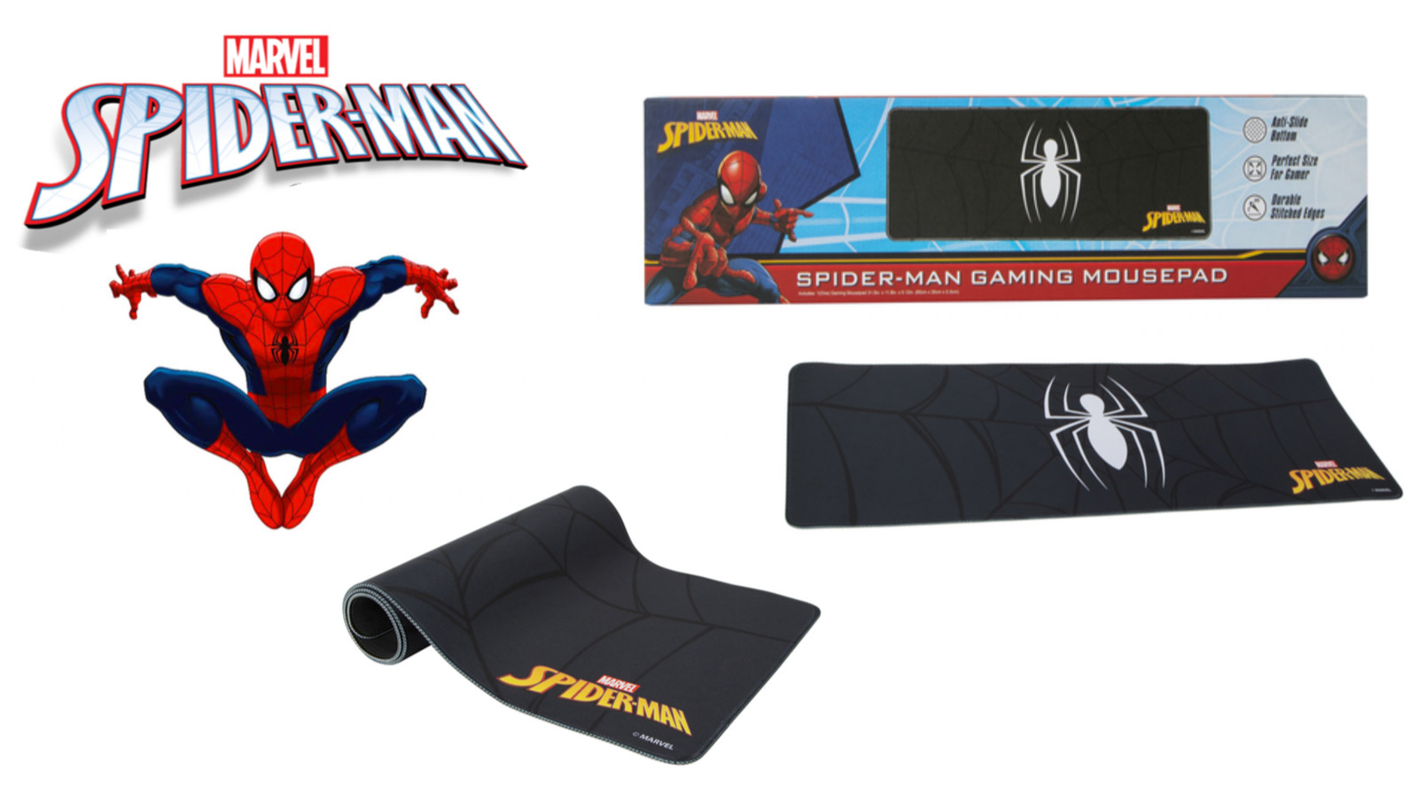 Spider-Man Marvel Mouse Pad Extended Gaming Mouse Pad 31.5x11.8 MINT