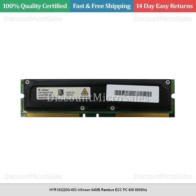 HYR183220G-653 Infineon 64MB Rambus ECC PC 600 600Mhz