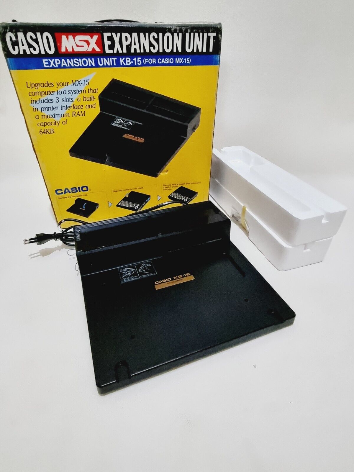 Vintage Casio MSX Expansion Unit For Casio MX15 in Box