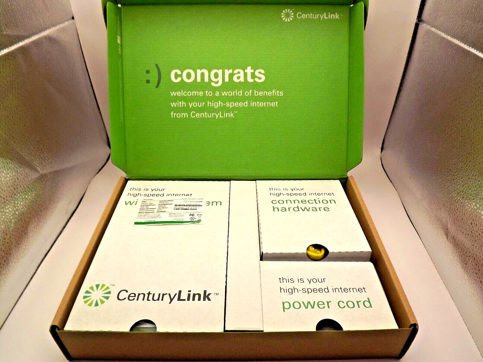 CenturyLink Modem and Wireless-N Router Self-Install Kit C1000A