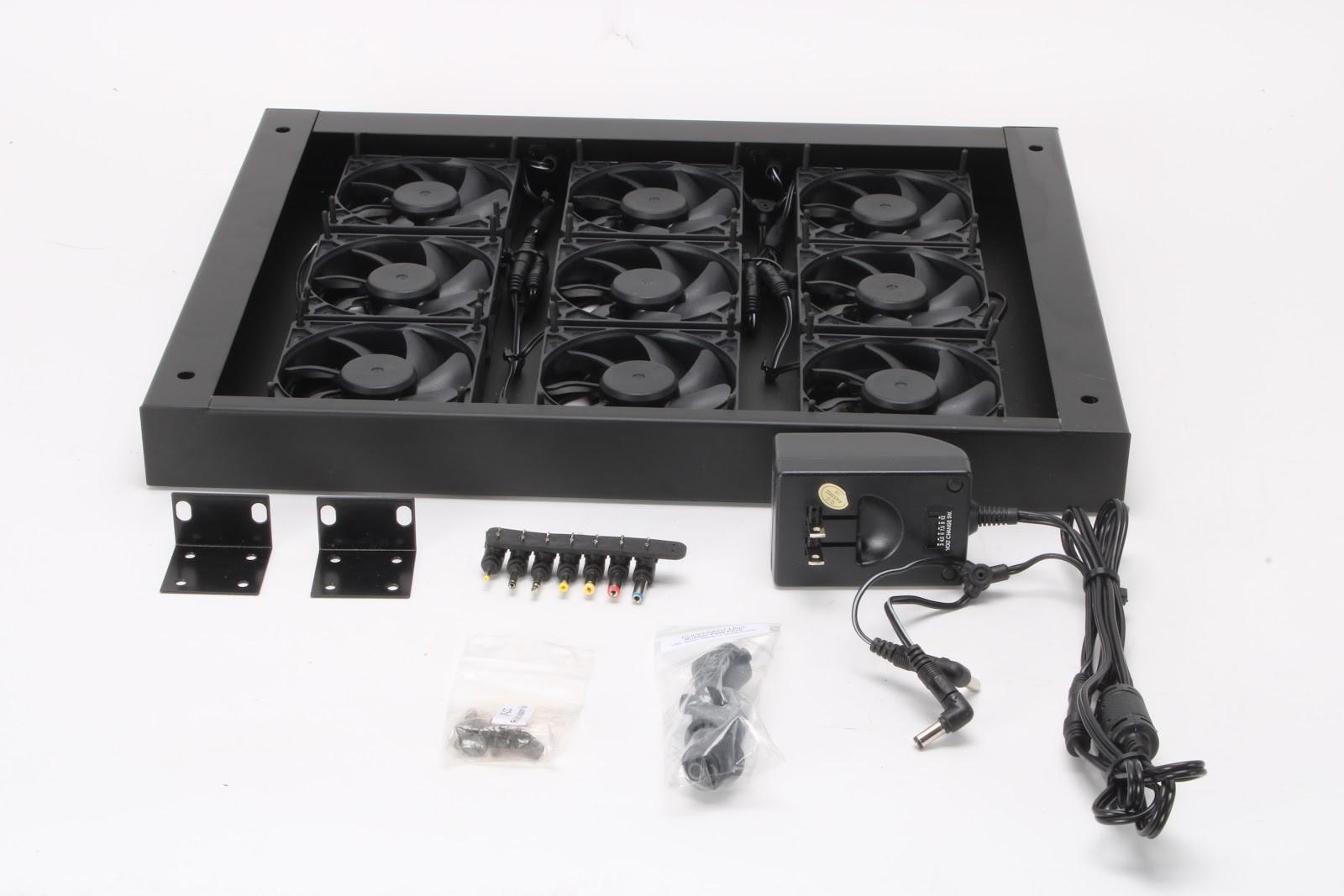 Cool Components CP-CC-9FN 9 Fan Cooling Unit With power Supply and Accessories