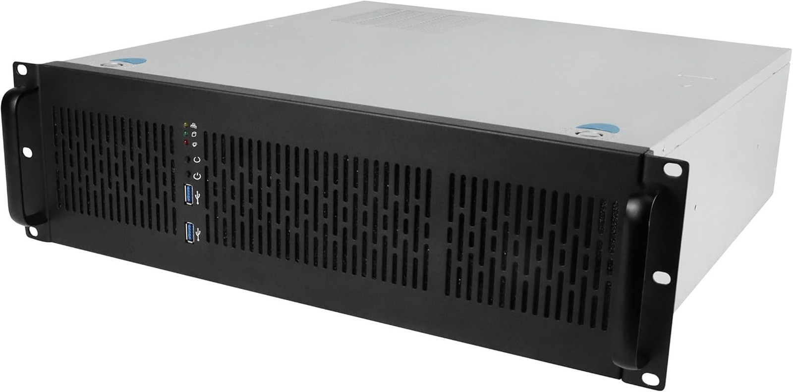 3U Server Chassis Rackmount Case | 6 X 3.5 Bays | E-ATX Compatible | 2 X 80Mm Fa