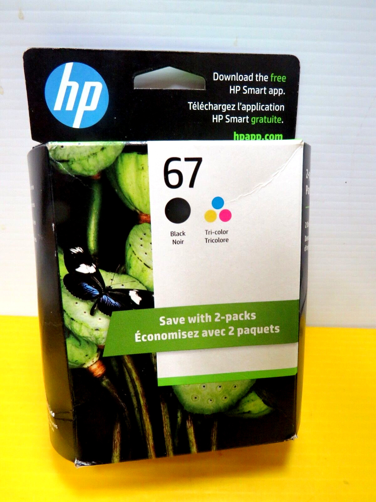 GENUINE Sealed HP 67 Black + 67 Tri Colors Ink Cartridge Deskjet Envy EXP 2025