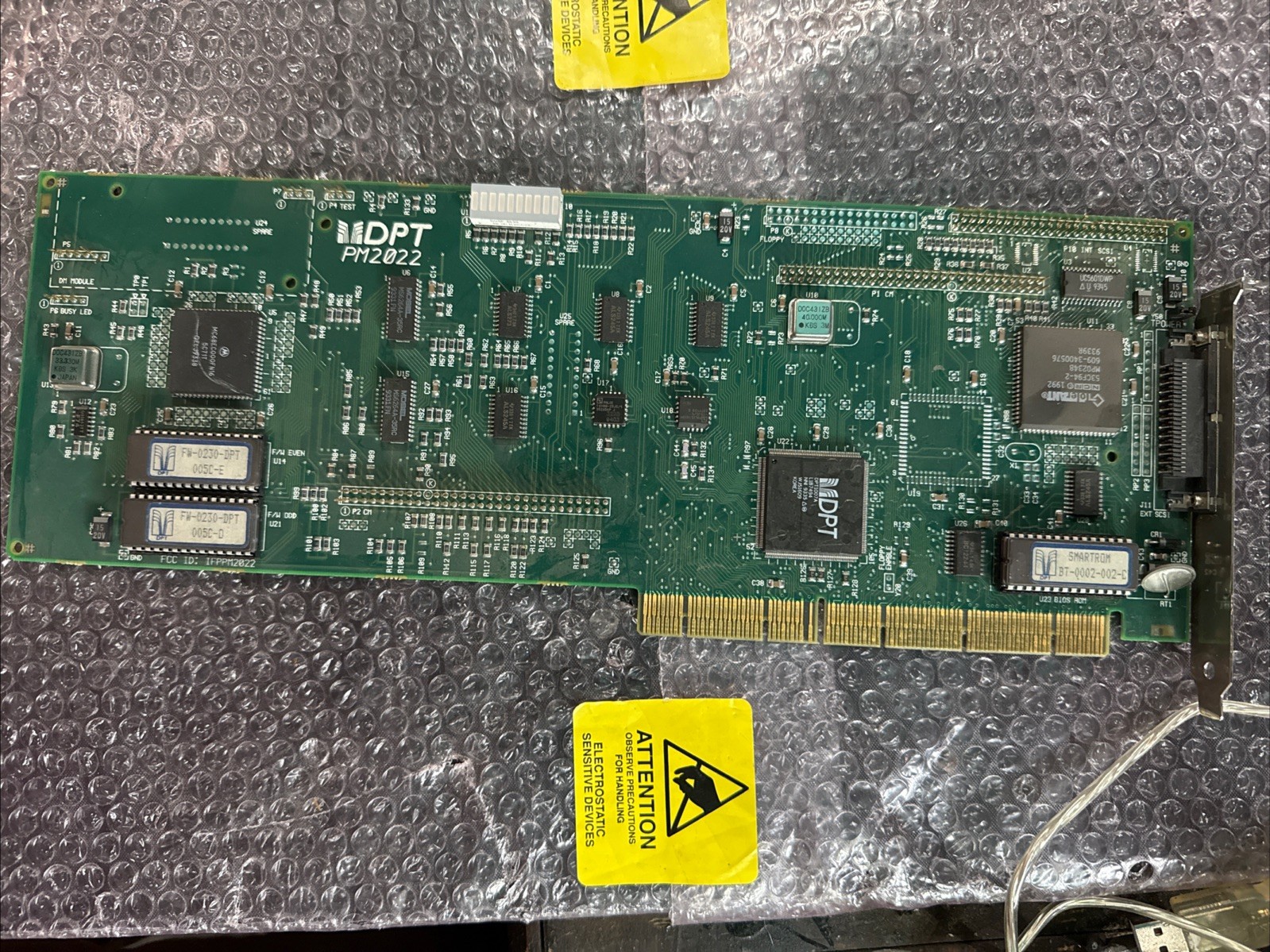 PM2022 DPT SCSI CONTROLLER PC BOARD VINTAGE