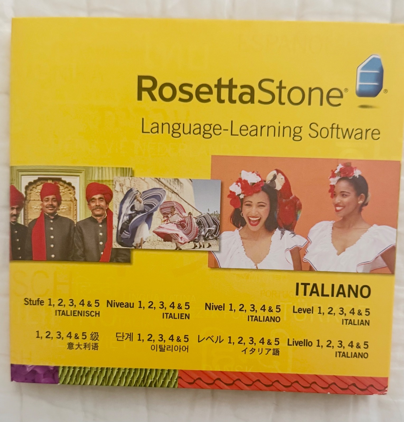Rosetta Stone Version 4 Italian – Levels 1, 2, 3, 4, 5 (discs only)