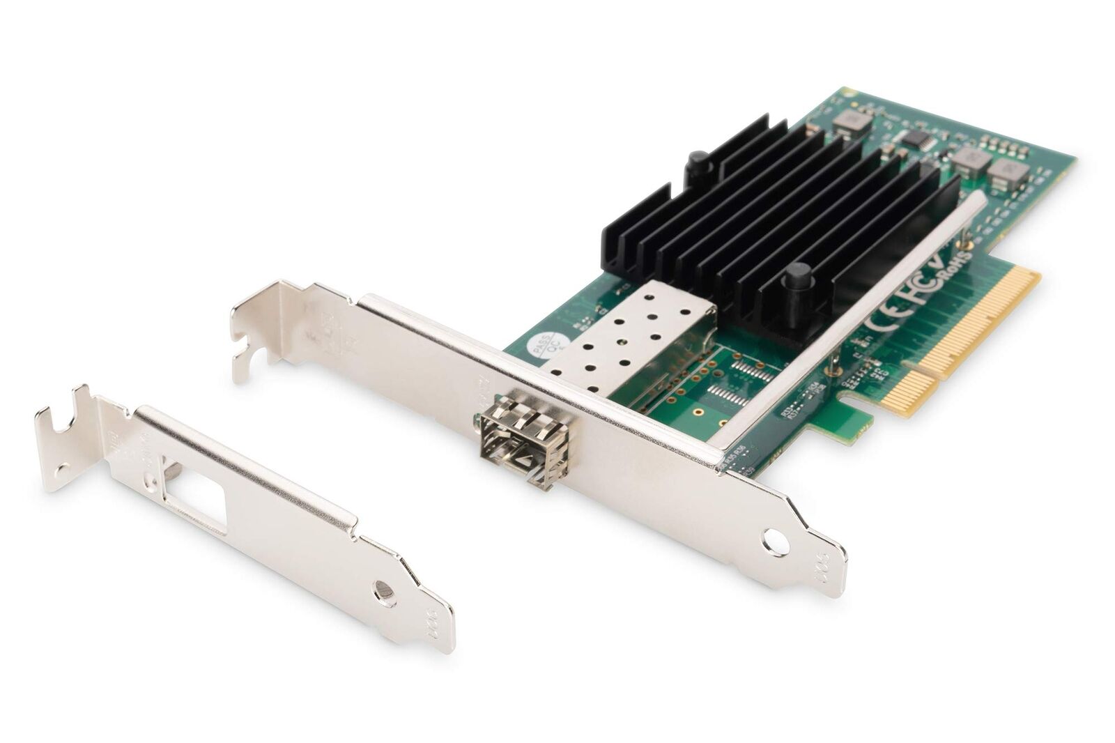 DIGITUS IO-Karte - PCIe - SFP+ Netzwerk-Karte - 1-Port - 10 Gigabit Ethernet - 1