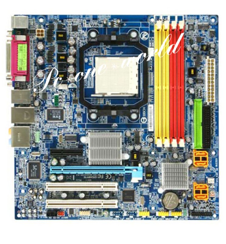 Gigabyte GA-MA69VM-S2 Motherboard AMD 690V Socket AM2 DDR2 DIMM SATA Micro ATX