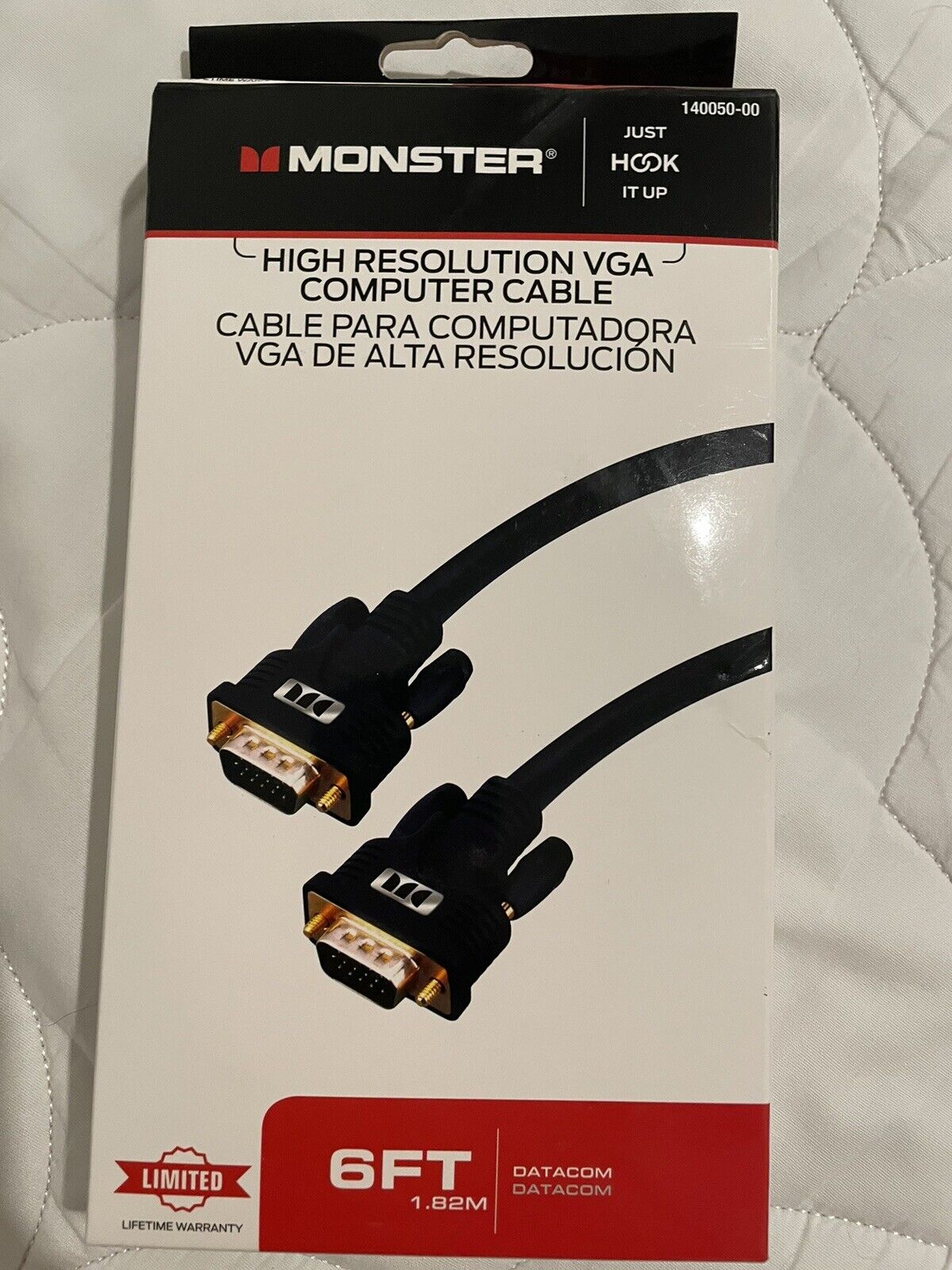 Monster 140050-00 Hi Res Computer Cable 6 Ft VGA