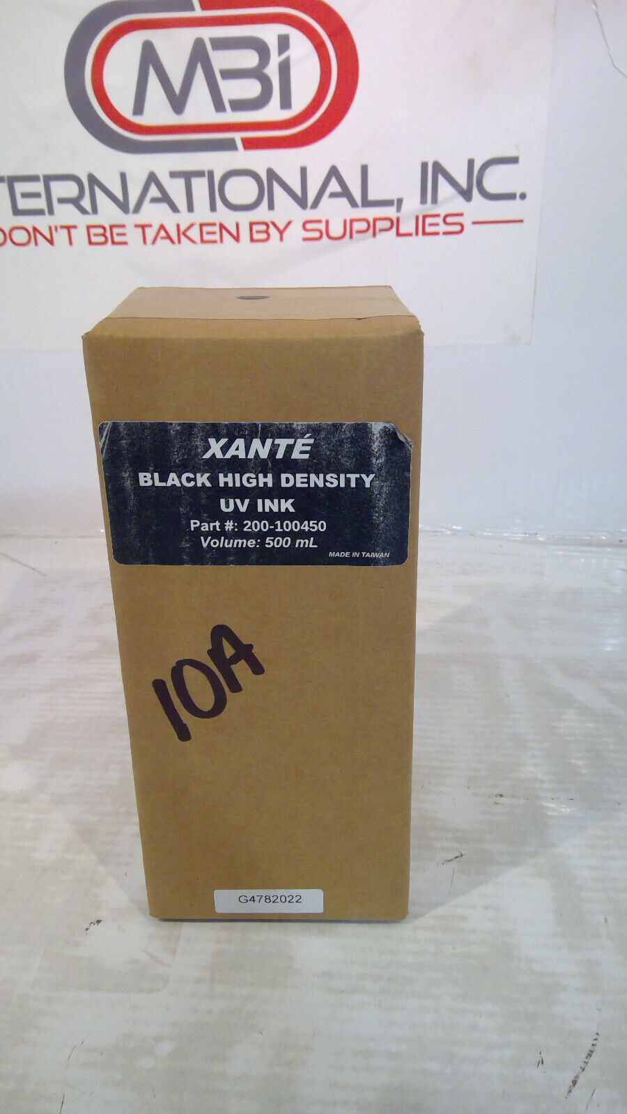 Genuine Xante X-Series Black High Density Vivid UV Ink 200-100450