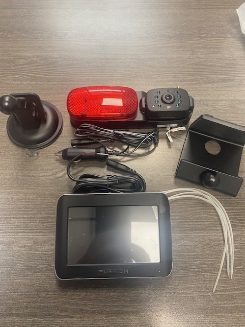 FURRION VISION S REPLACEMENT PARTS- 5" MONITOR, SIDE CAMERA, MOUNT AND CORDS