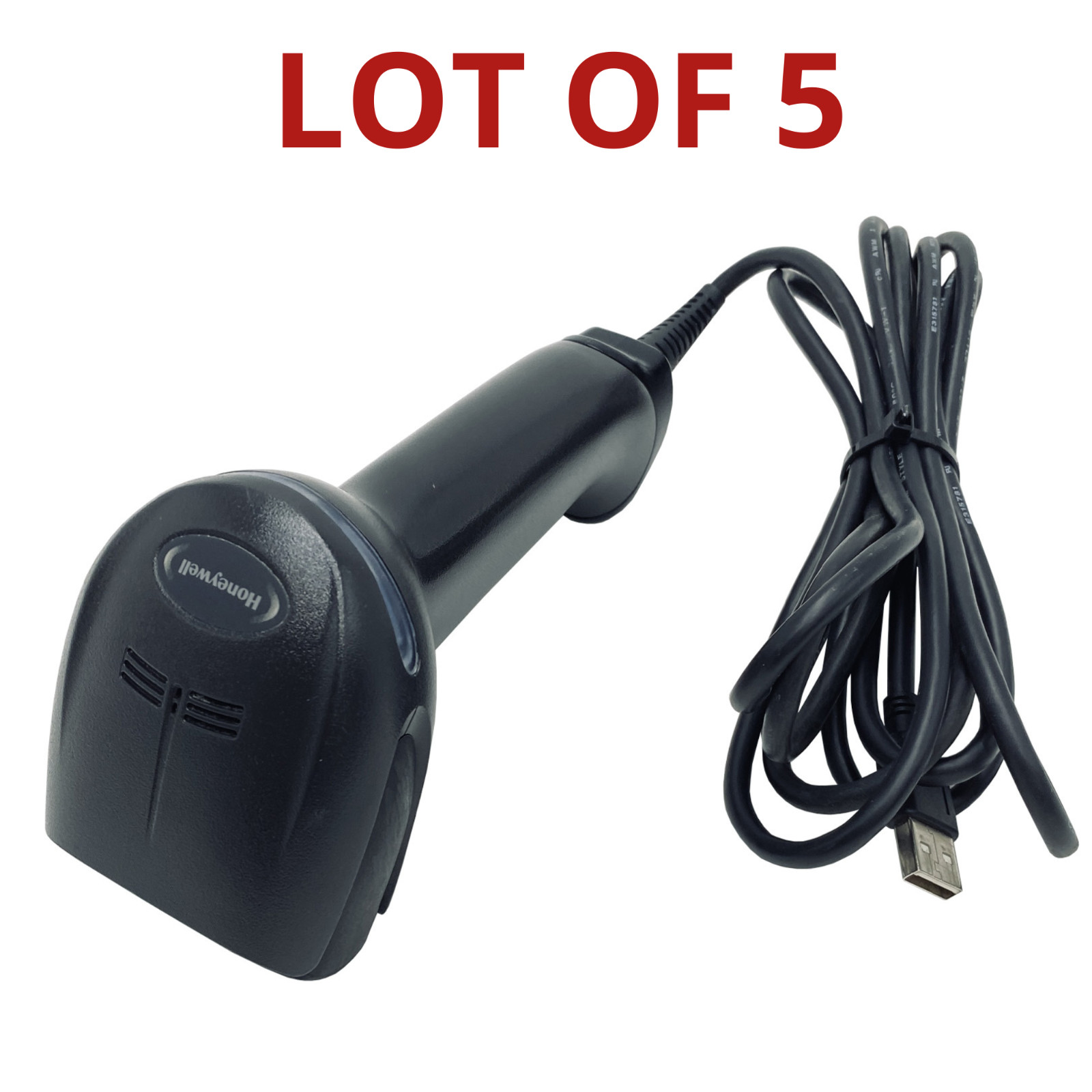 LOT OF 5 Honeywell Xenon XP 1950g Handheld Laser 2D  Barcode Scanner w/USB Cord