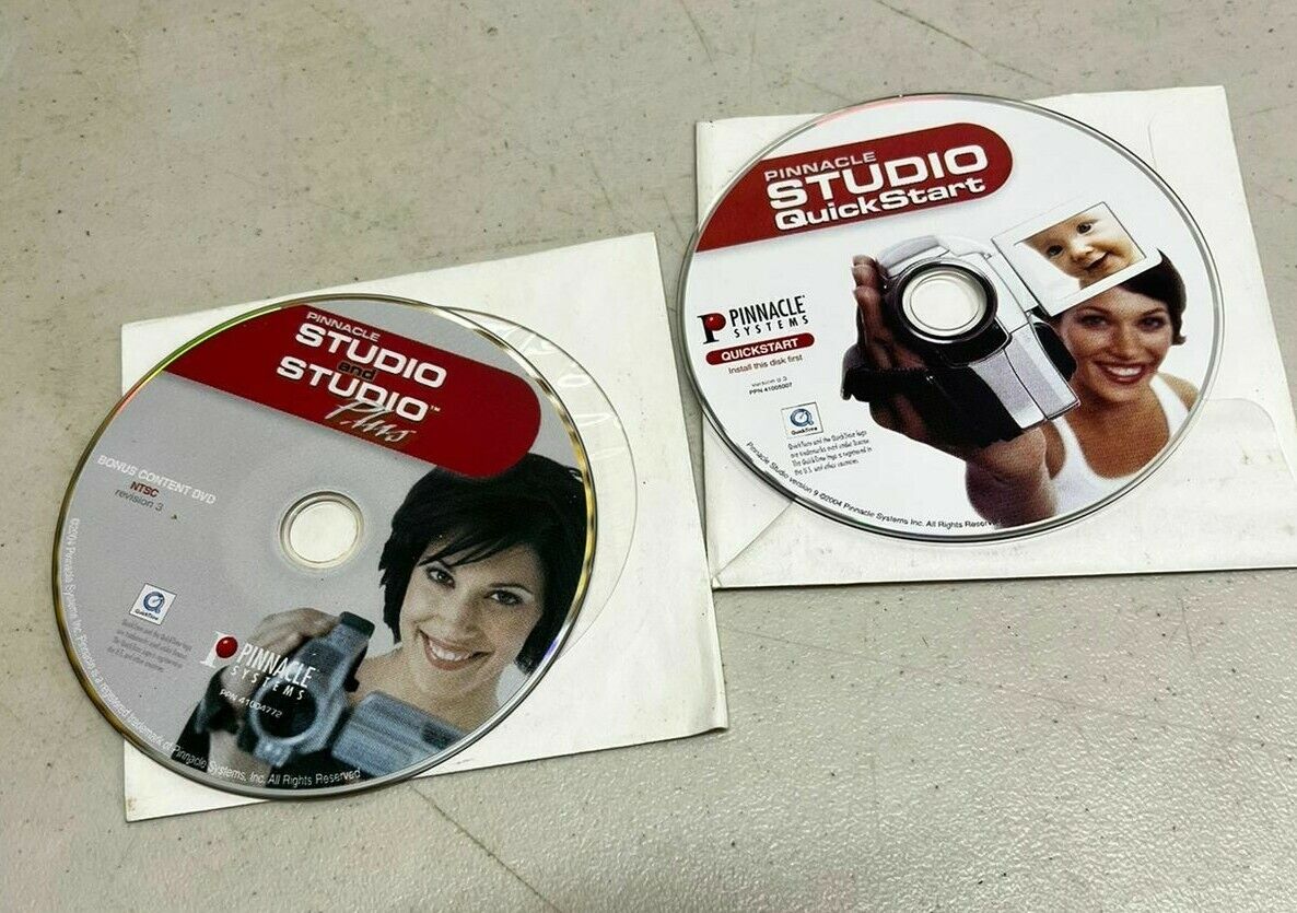 Pinnacle Systems QuickStart and Pinnacle Studio and Studio Plus CDS