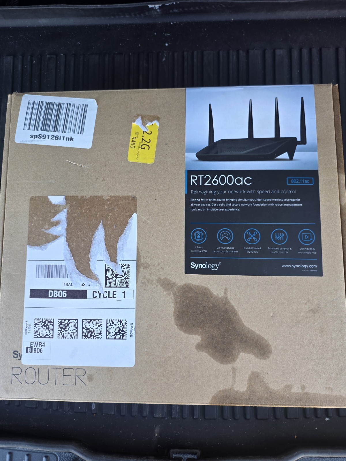 Synology RT2600AC Wi-fi AC 2600 Gigabit Router