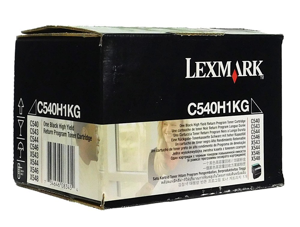 LEXMARK C540H1KG Black High Yield Toner Cartridge