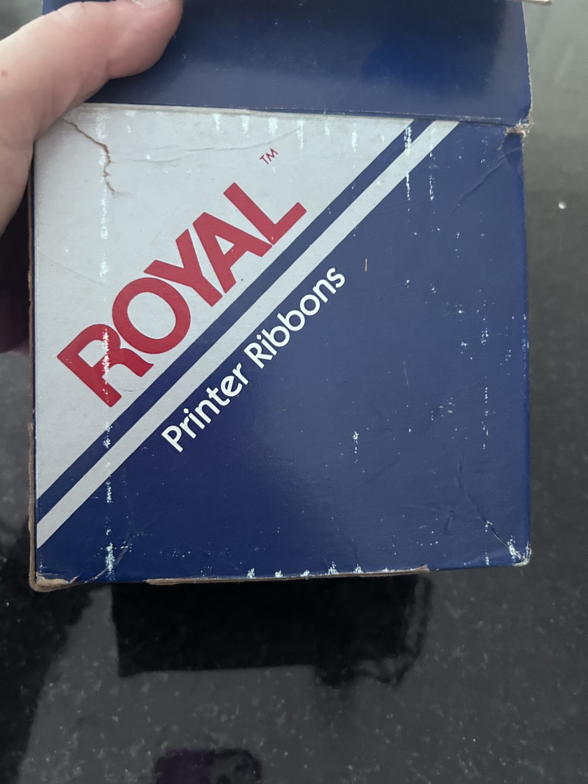 Lot of 6 Royal Printer Ribbons Black/Red for Typewriter or Calculator NOS Sealed